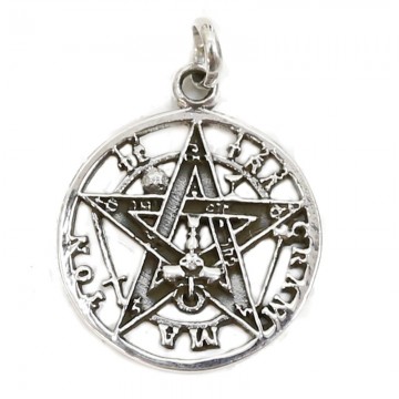 Small tetragrammaton (1.8cm) 925 silver pendant Ethike Wholesale