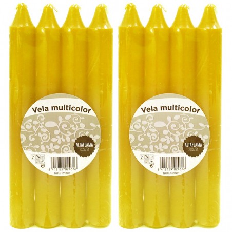 24 Candlesticks - Yellow