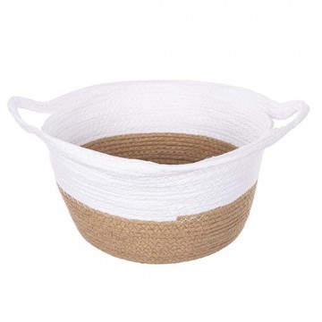 2x-natural-and-white-paper-rope-basket-30x15cm