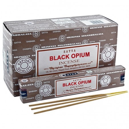 12 Satya Incense 15gr - Black opium