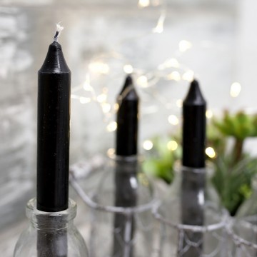 24 Candlesticks - Black