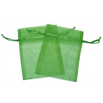 10x13 green 30pcs organza bags