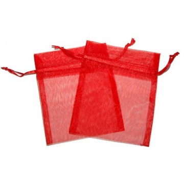 10x13 red 30pcs organza bags