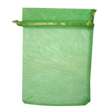 13x18 green 20pcs organza bags