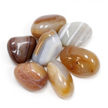 Brown agate natural stones 200 gr Ethike Wholesale