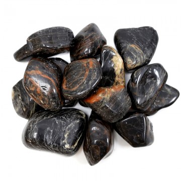 Black tourmaline with hematite natural stones 200 gr Ethike Wholesale