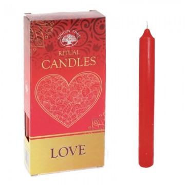 Love 2 packs 10 ritual candles