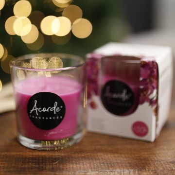 Orchid 3 pcs chord candles