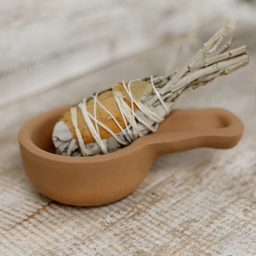 Clay incense holders 3 units