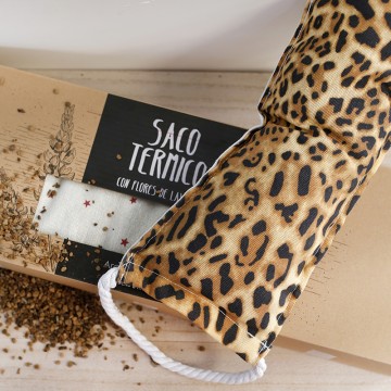 Leopard lavender thermal bag