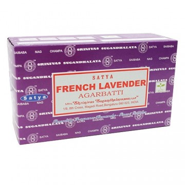 12 Satya Incense 15gr - French Lavender Ethike Wholesale