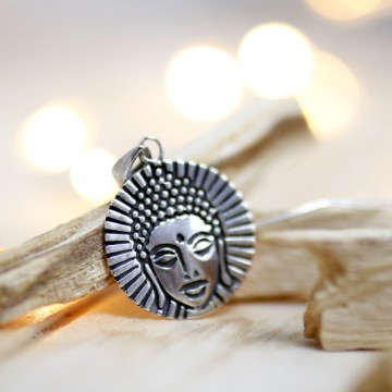 Buddha pendant silver 952