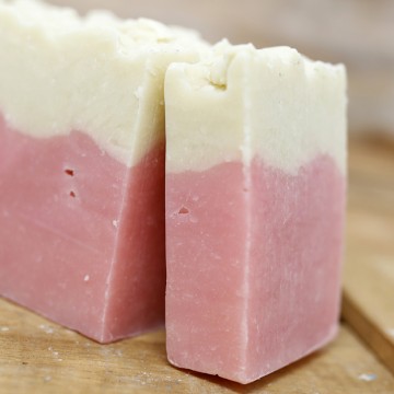 Strawberry cream bar soap...
