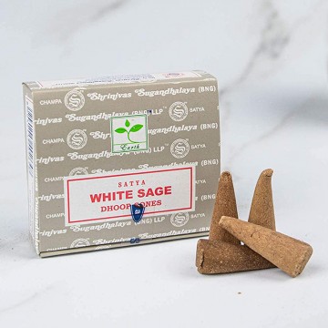 White sage 12 packs Nag Champa cones Ethike Wholesale