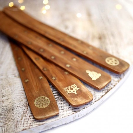 Copper inlaid 12 incense holders