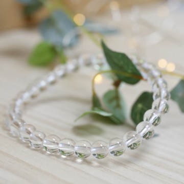 Crystal quartz 3pcs bracelets