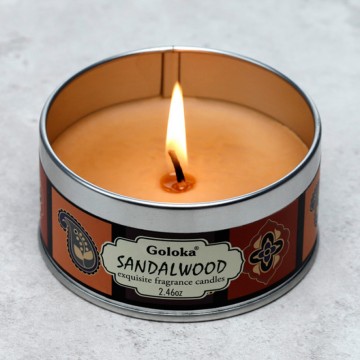 Sandalwood 3 pcs Goloka candle
