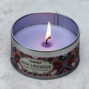 Lavender 3 pcs Goloka candle