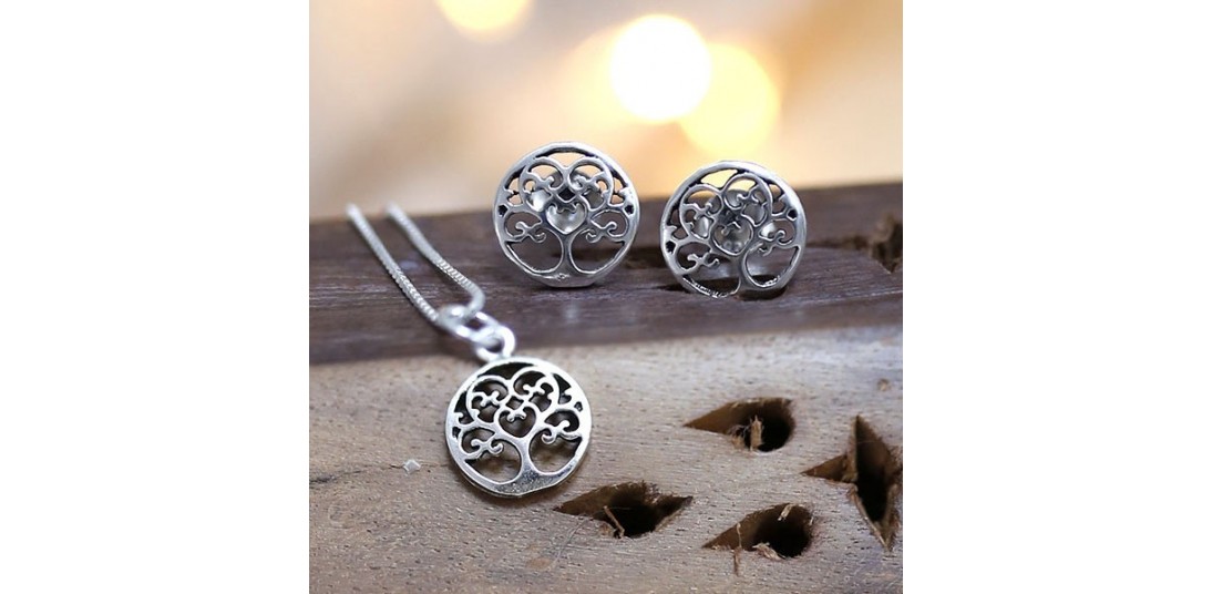Sets pendants and earrings